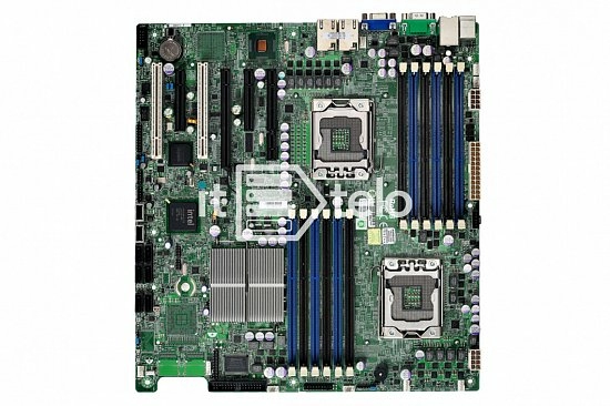 Материнская плата Supermicro X8DTi-F (2xLGA1366, 12xDDR3, Raid 3gb/s) купить по выгодной цене